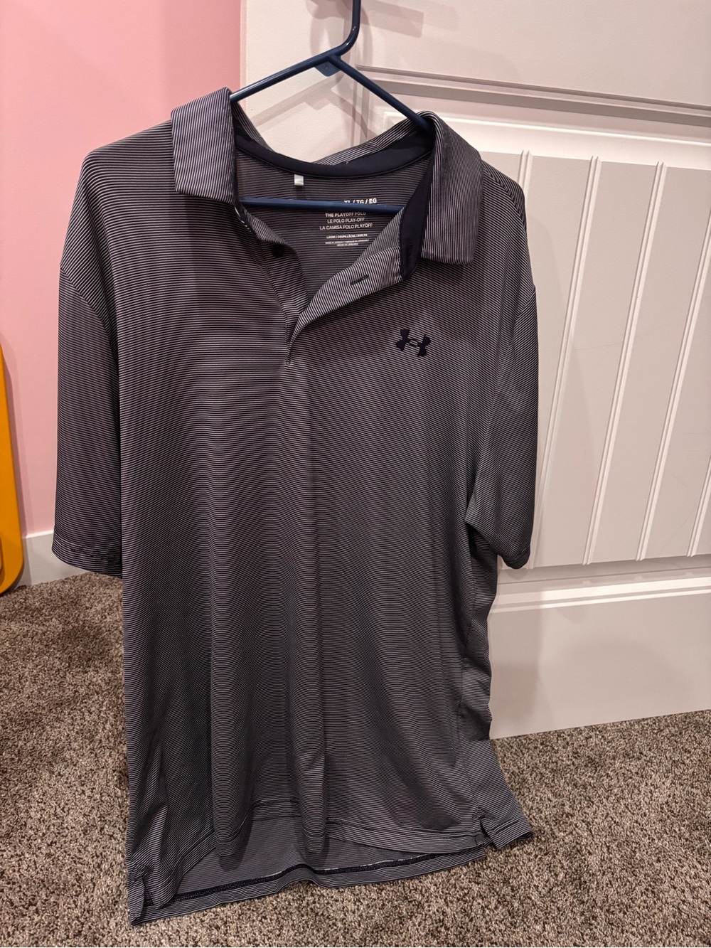 Under Armour Men’s Charcoal Gray Polo Shirt